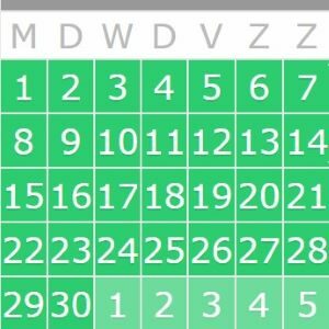 Kalender Reserveren