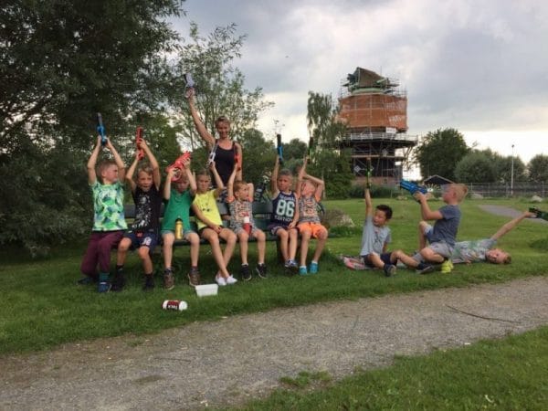 lasergamefeestje buiten