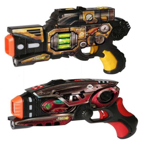lasergamepistolen-lasergamekist Lasergamepistolen